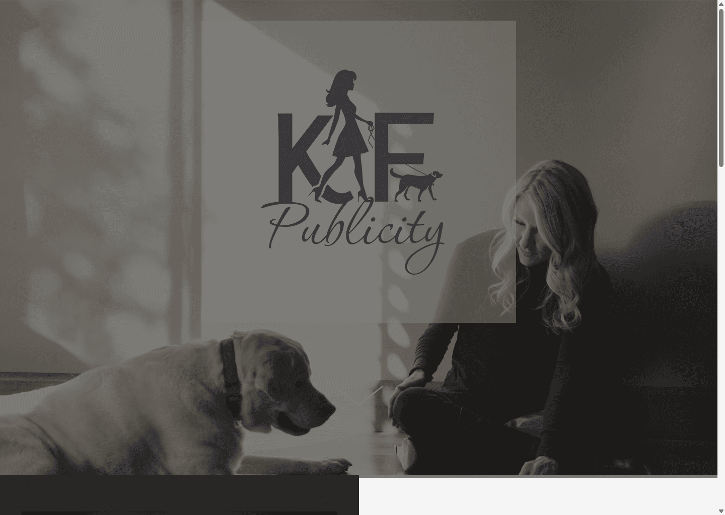 KF Publicity website screenshot